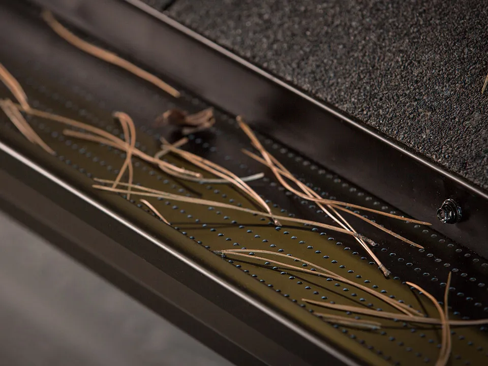 DoublePro® protection holding back debris — Hank's Gutters & Exteriors, Central Vancouver Island
